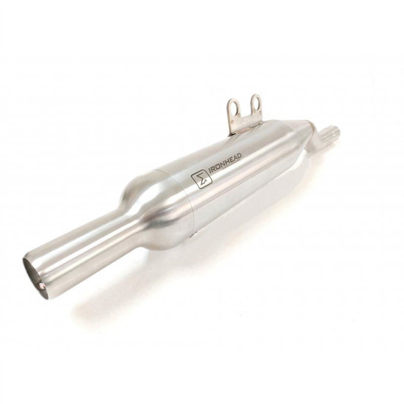 IXIL Uitlaatsysteem Ironhead Round | Zilver | Benelli 400 Imperiale