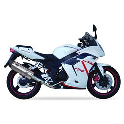 IXIL Uitlaat Hexoval Xtrem SOVE | Zilver | Daelim 125 Roadwin