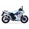 IXIL Uitlaat Hexoval Xtrem SOVE | Zilver | Daelim 125 Roadwin