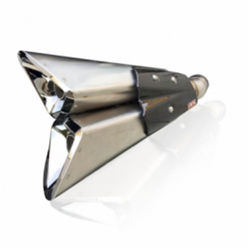 IXIL Uitlaat Double Slashed Cone Xtrem X55SP | Zilver | Ducati 821 Monster