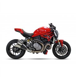 IXIL Uitlaat Double Slashed Cone Xtrem X55SPB | Zwart | Ducati 821 Monster