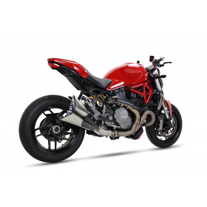IXIL Uitlaat Double Slashed Cone Xtrem X55SPB | Zwart | Ducati 1200 Monster