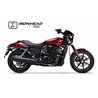 IXIL Uitlaat Ironhead Round HC2-2B | Zwart | Harley Davidson 500 Street