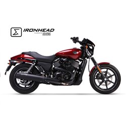IXIL Uitlaat Ironhead Round HC2-2B | Zwart | Harley Davidson 750 Street