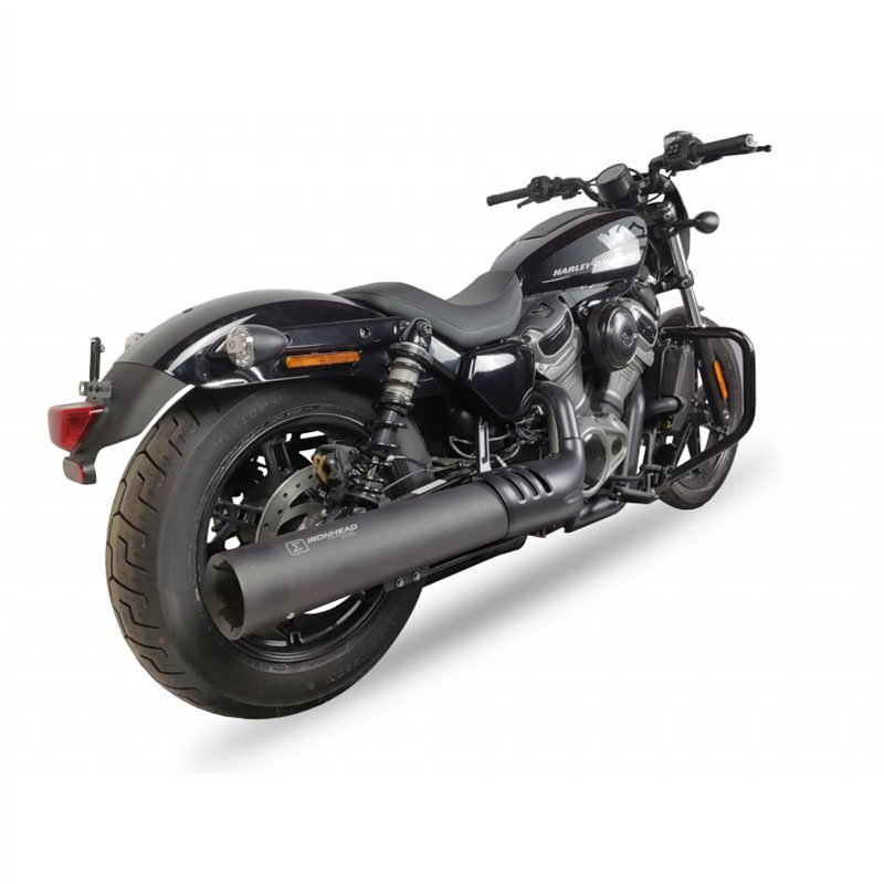 IXIL Uitlaat Ironhead Round HC2-2B | Zwart | Harley Davidson 975 Nightster