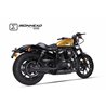 IXIL Uitlaat (onderste) Ironhead Round HC1-3B | Zwart | Harley Davidson 1200 Sportster XL