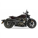 IXIL Uitlaat Ironhead Round HC2-2B | Zwart | Harley Davidson 1250 Sportster S