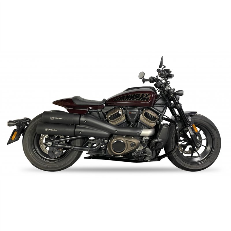 IXIL Uitlaat Ironhead Round HC2-2B | Zwart | Harley Davidson 1250 Sportster S