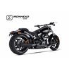 IXIL Uitlaat (bovenste) Ironhead Round HC1-3B | Zwart | Harley Davidson Softail Breakout