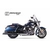 IXIL Uitlaat rechts Ironhead Round HC2-1B | Zwart | Harley Davidson Touring Road King