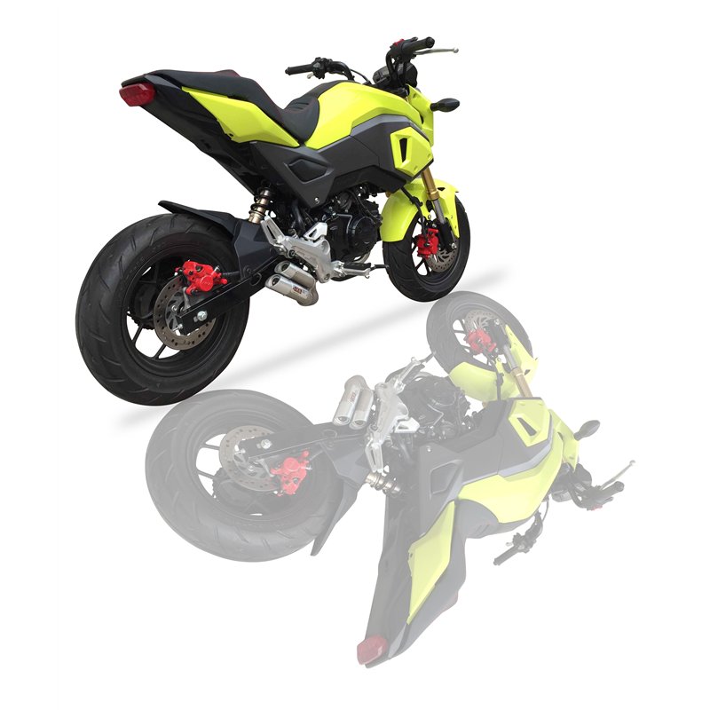 IXIL Uitlaatsysteem Dual Hyperlow L2X | Zilver | Honda MSX125