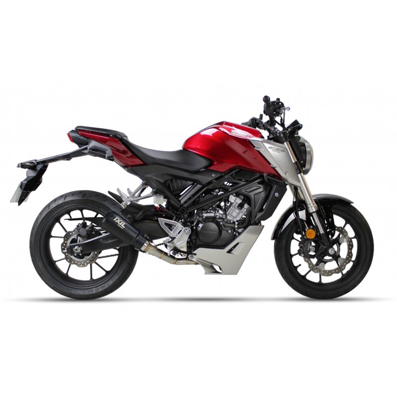 IXIL RB stainless steel black complete system Honda CB 125 R, 18-20