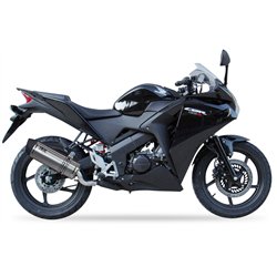 IXIL Uitlaat Hexoval Xtrem EVO SOVE | Zilver | Honda CBR125R