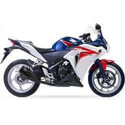 IXIL Uitlaat Dual Hyperlow XL L3XB | Zwart | Honda CBR250R