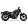 IXIL Uitlaat Dual Hyperlow XL L3XB | Zwart | Honda CMX300 Rebel