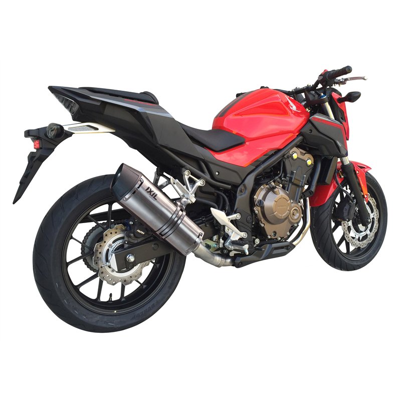 IXIL Uitlaat Hexoval Xtrem EVO SOVE | Zilver | Honda CB500F