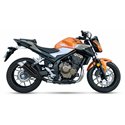 IXIL Uitlaat Dual Hyperlow XL L3XB | Zwart | Honda CB500F