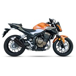 IXIL Uitlaat Dual Hyperlow XL L3XB | Zwart | Honda CB500F