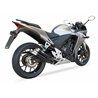 IXIL Uitlaat Dual Hyperlow XL L3XB | Zwart | Honda CBR500R