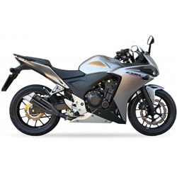 IXIL Uitlaat Dual Hyperlow XL L3XB | Zwart | Honda CBR500R