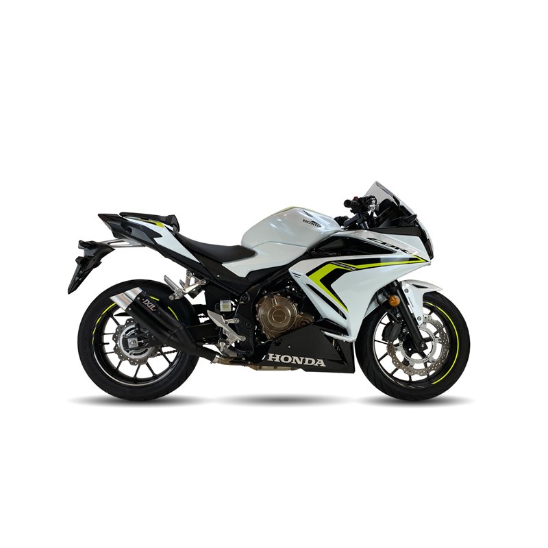 IXIL Uitlaat Dual Hyperlow XL L3XB | Zwart | Honda CBR500R