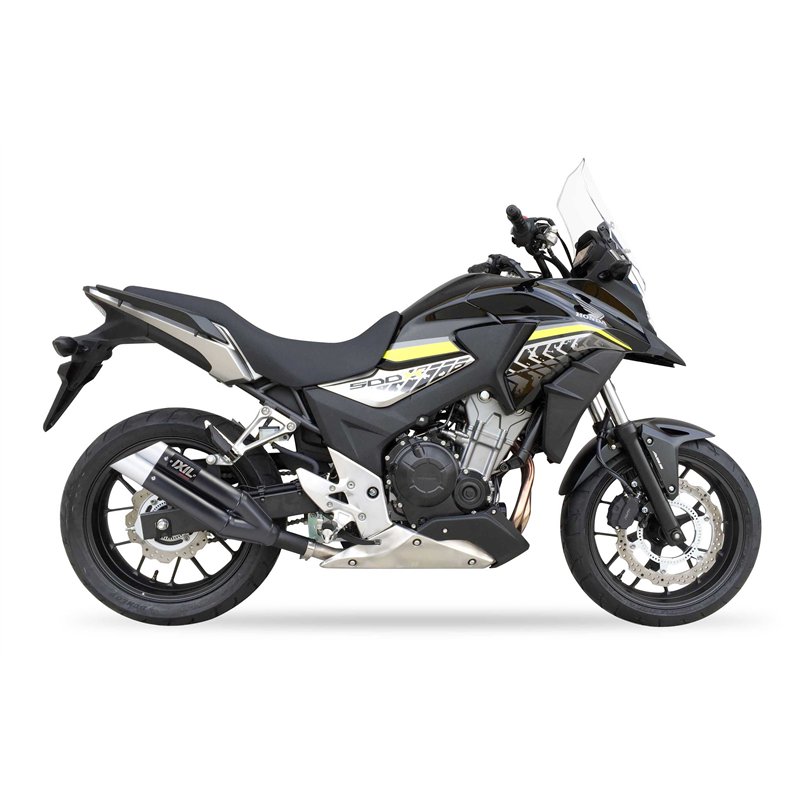 IXIL Uitlaat Dual Hyperlow XL L3XB | Zwart | Honda CB500X