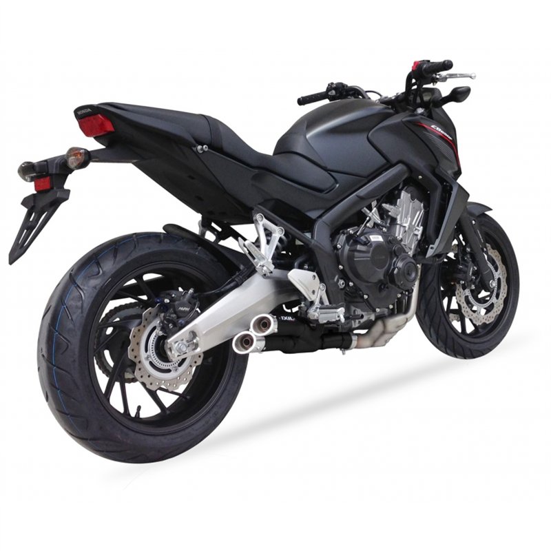IXIL Uitlaatsysteem Dual Hyperlow XL L3XB | Zwart | Honda CB650F