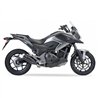 IXIL Uitlaat Dual Hyperlow XL L3XB | Zwart | Honda NC750
