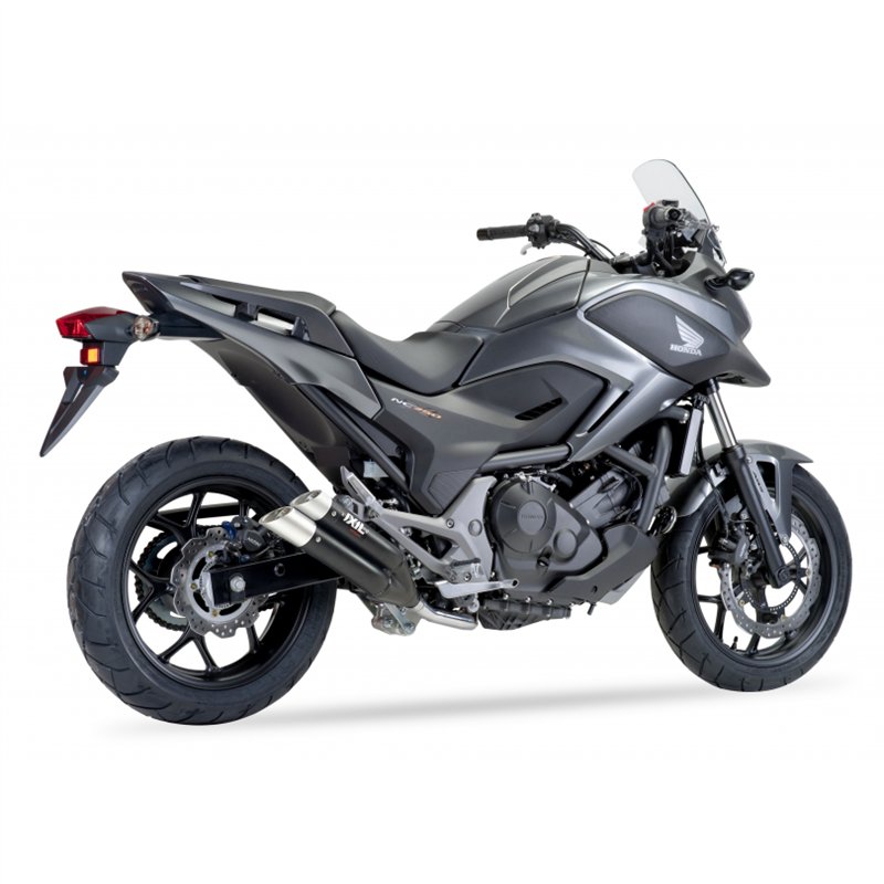 IXIL Uitlaat Dual Hyperlow XL L3XB | Zwart | Honda NC750