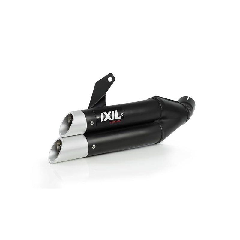 IXIL Uitlaat Dual Hyperlow XL L3XB | Zwart | Honda NC750