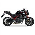 IXIL Uitlaat Dual Hyperlow XL L3XB | Zwart | Honda CB750 Hornet