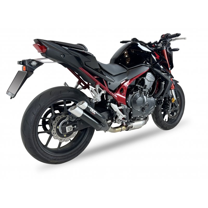 IXIL Uitlaat Dual Hyperlow XL L3XB | Zwart | Honda CB750 Hornet