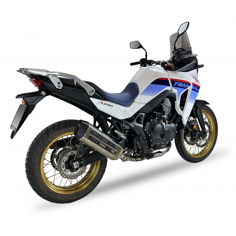 IXIL Uitlaat Mega Xtrem Trail MXT | Zilver | Honda XL750 Transalp