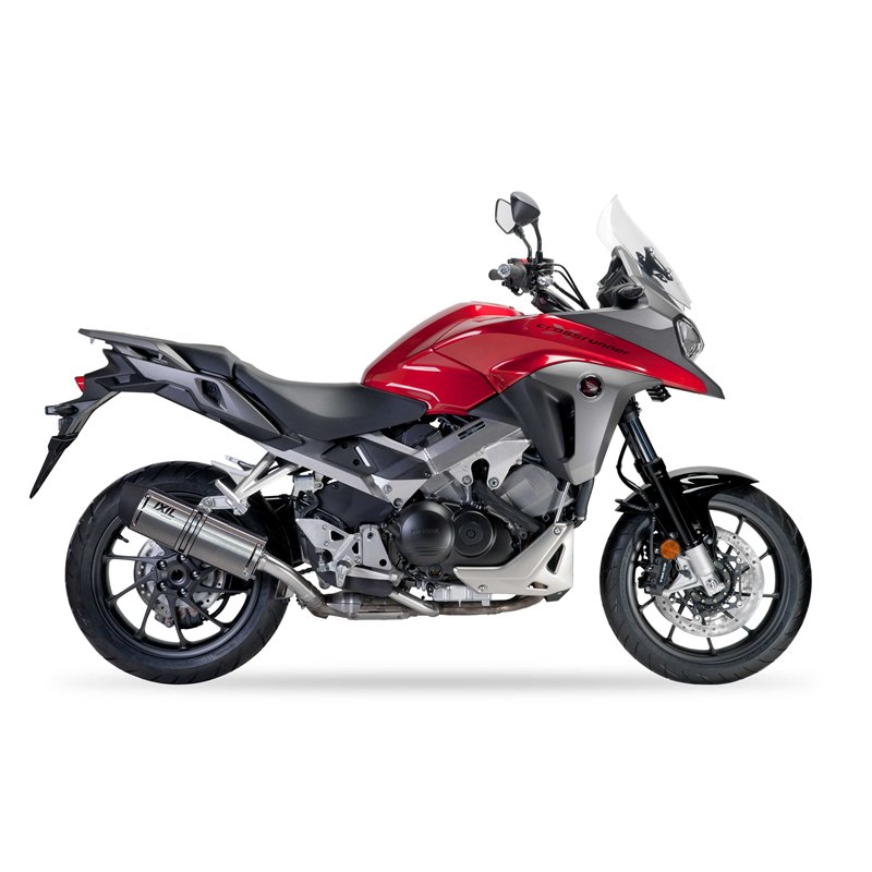 IXIL Uitlaat Hexoval Xtrem EVO SOVE | Zilver | Honda VFR800X Crossrunner