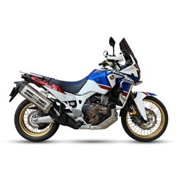 IXIL Uitlaat MXT zilver/zwart Honda CRF1000L AFRICA TWIN