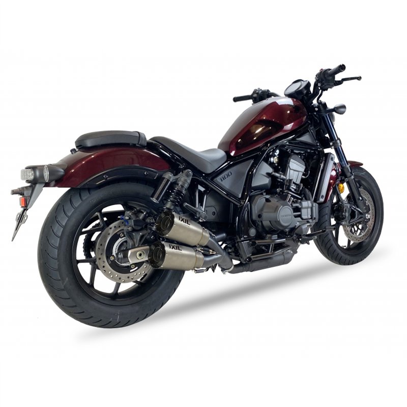 IXIL Uitlaat Dual Race Xtrem 2RB | Zilver | Honda CMX1100 Rebel