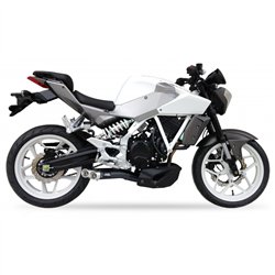IXIL Uitlaat Dual Hyperlow XL L3XB | Zwart | Hyosung GD250