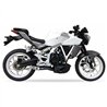 IXIL Uitlaat Dual Hyperlow XL L3XB | Zwart | Hyosung GD250