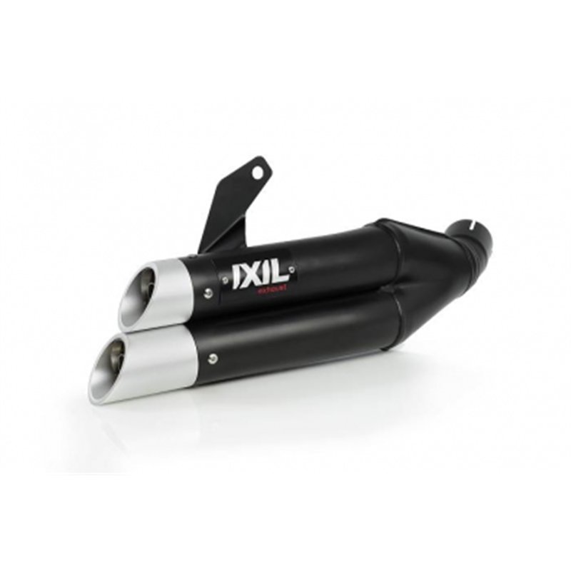 IXIL Uitlaat Dual Hyperlow XL L3XB | Zwart | Hyosung GD250