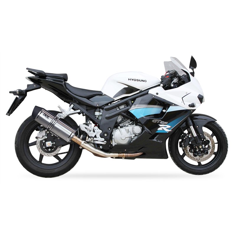 IXIL Uitlaat Hexoval Xtrem RVS Hyosung GT650