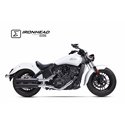 IXIL Uitlaat (onderste) Ironhead Round HC1-2B | Zwart | Indian Scout Bobber