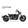 IXIL Uitlaat (onderste) Ironhead Round HC1-2B | Zwart | Indian Scout Bobber
