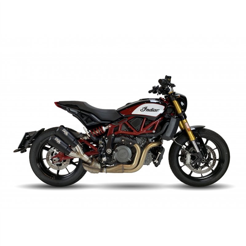 IXIL Uitlaat Dual Race Xtrem 2RB | Zwart | Indian FTR1200