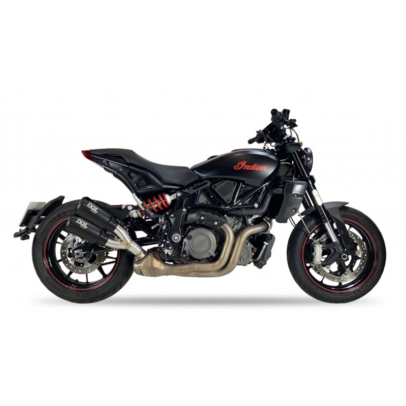 IXIL Uitlaat Dual Race Xtrem 2RB | Zwart | Indian FTR1200