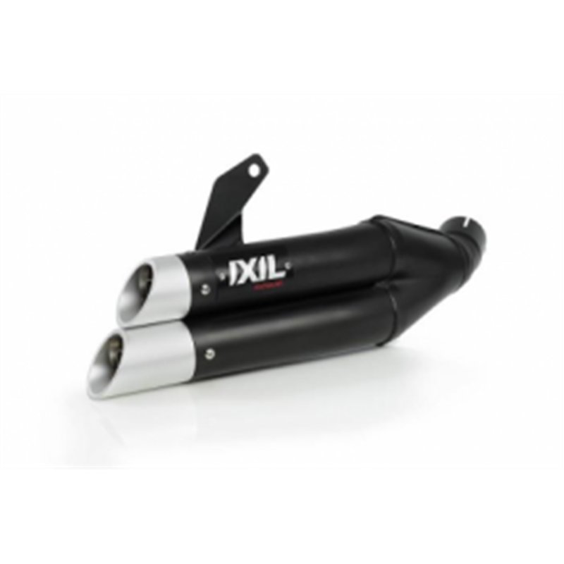 IXIL Uitlaat Dual Hyperlow XL L3XB | Zwart | Kawasaki Ninja 250R