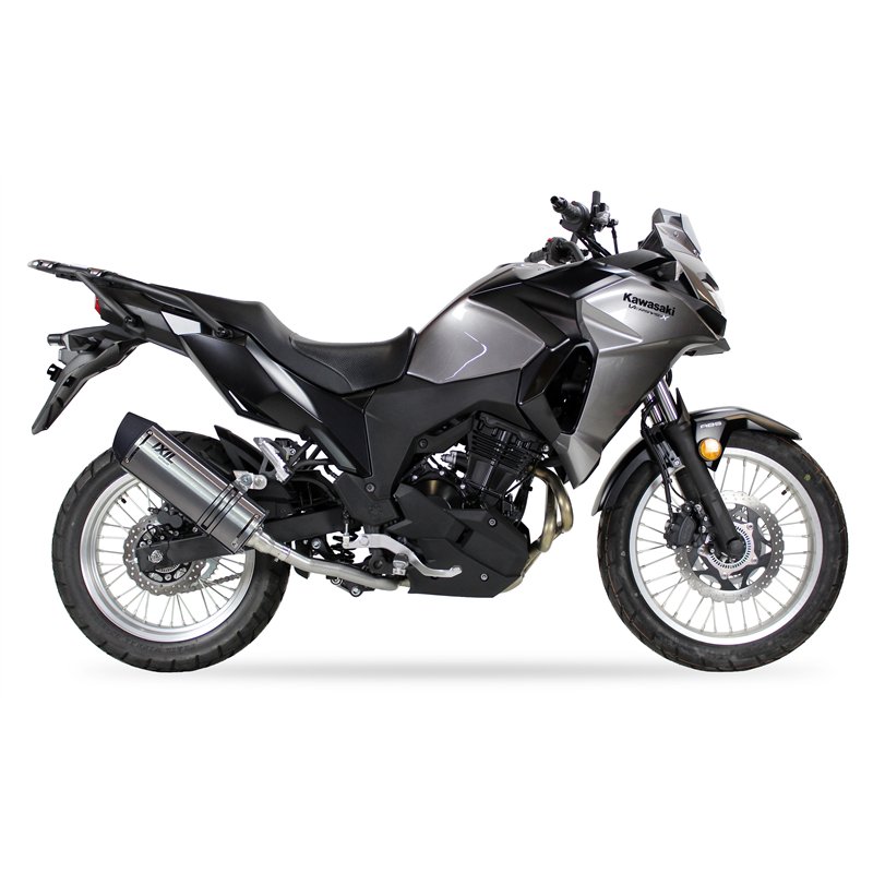 IXIL Uitlaat Hexoval Xtrem EVO SOVE | Zilver | Kawasaki 300 Versys-X