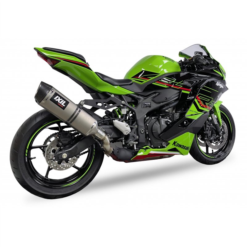 IXIL Uitlaatsysteem Hexoval Race VTI | Zilver | Kawasaki ZX4R/RR