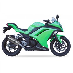 IXIL Uitlaat Hexoval Xtrem EVO SOVE | Zilver | Kawasaki Ninja 400