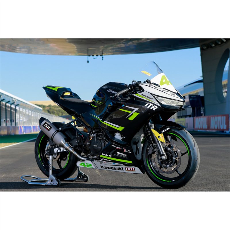 IXIL Uitlaatsysteem Hexoval Race SSP300 VTI | Zilver | Kawasaki Z400