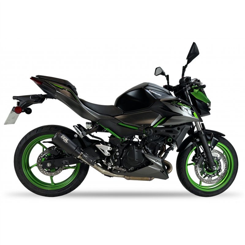 IXIL Uitlaat Race Xtrem RB | Zwart | Kawasaki Z500/ Ninja 500